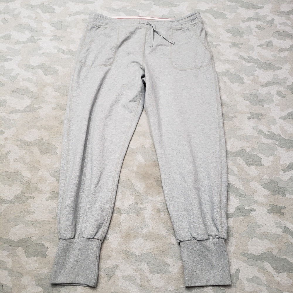 Patagonia Joggers Pants Womens Large Gray Pockets Drawstring Outdoors Hiking